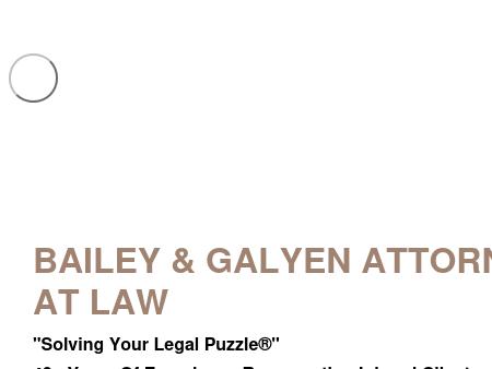 Bailey & Galyen Attorneys at Law