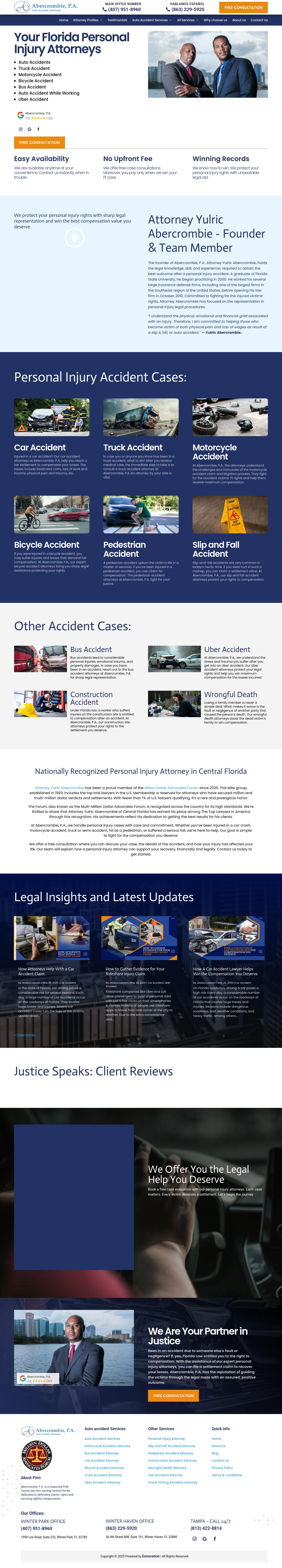Abercrombie, PA - Winter Haven FL Lawyers