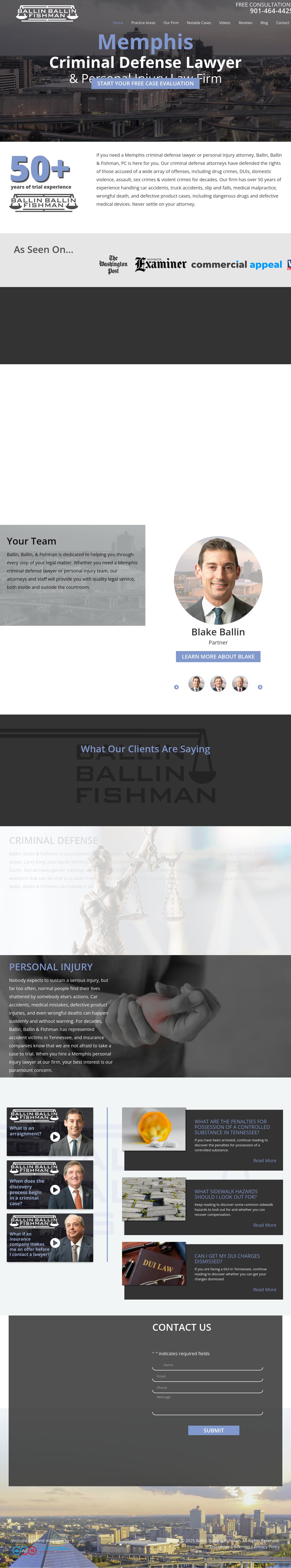 Ballin, Ballin & Fishman, PC - Memphis TN Lawyers