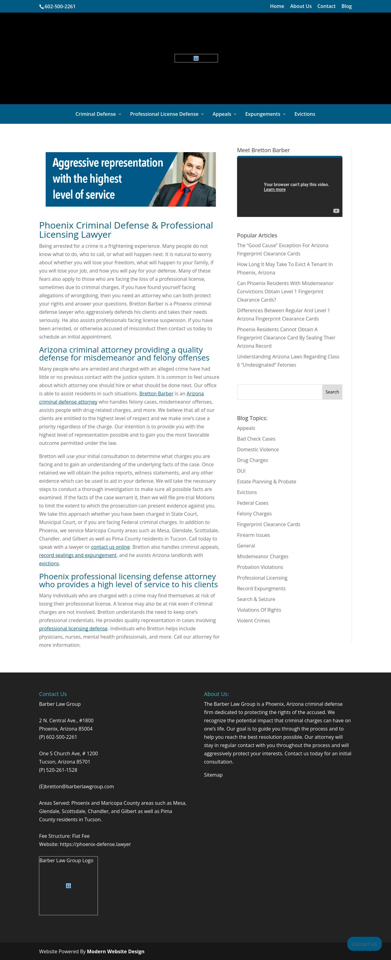 Barber Law Group PLLC - Phoenix AZ Lawyers