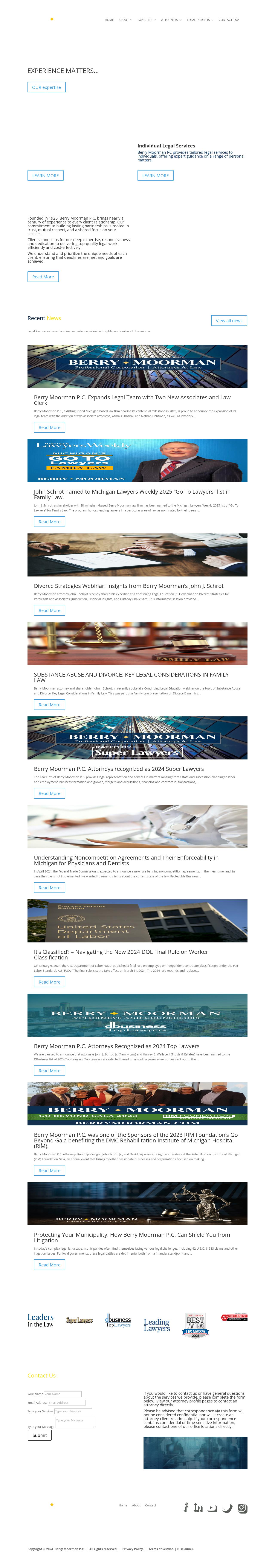 Berry Moorman PC - Birmingham MI Lawyers