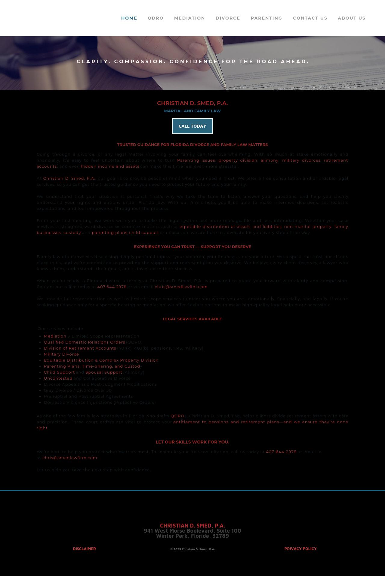 Christian D. Smed, P.A. - Winter Park FL Lawyers