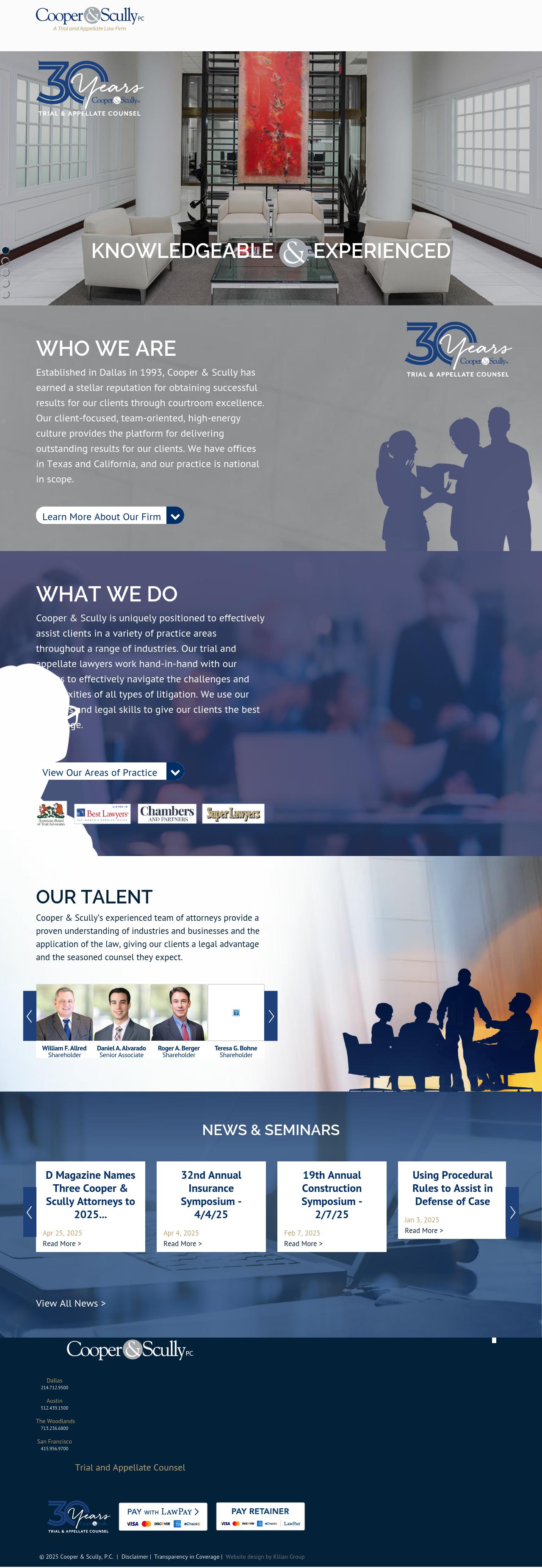 Cooper & Scully, P.C. - San Francisco CA Lawyers