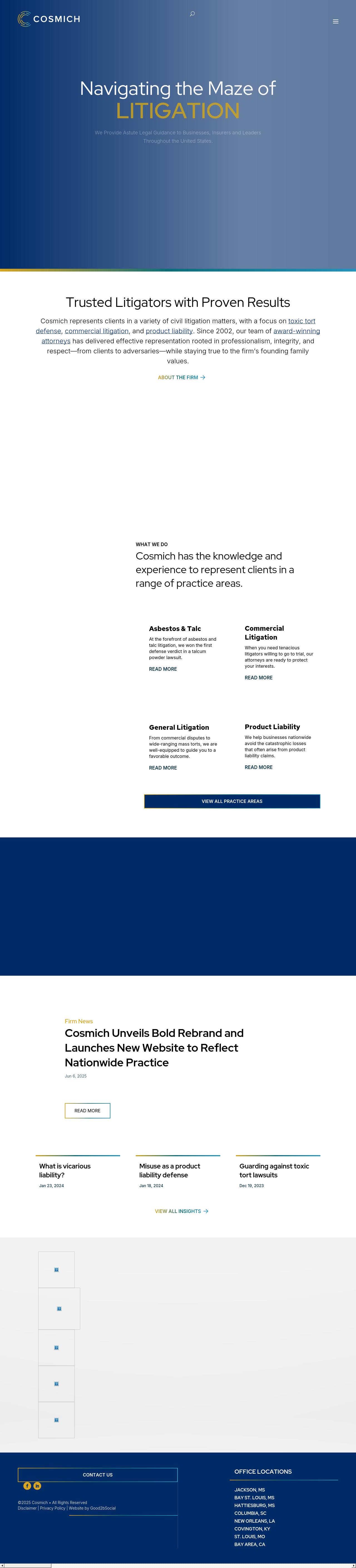 Cosmich Simmons & Brown, PLLC - Hattiesburg MS Lawyers