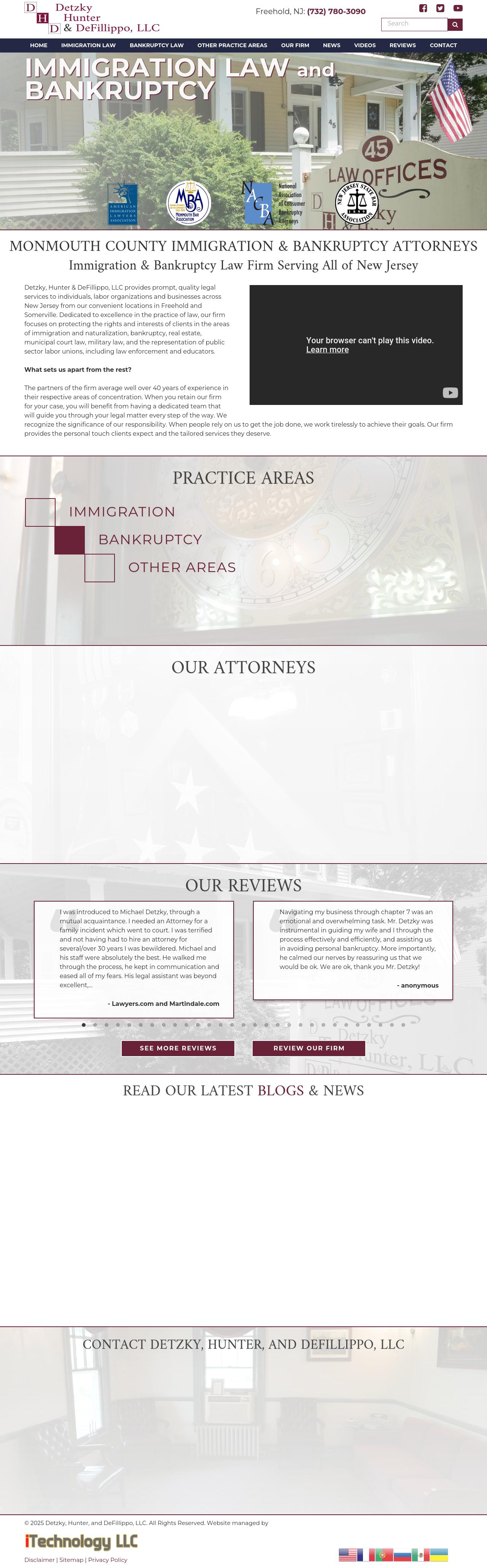 Detzky Hunter & Defillippo, LLC - Freehold NJ Lawyers