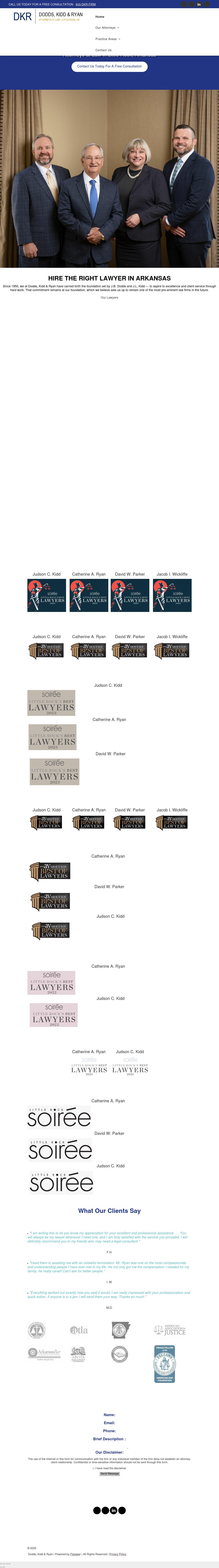 Dodds, Kidd & Ryan - Little Rock AR Lawyers