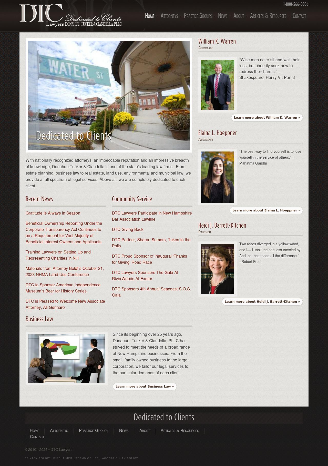 Donahue Tucker & Ciandella PLLC - Meredith NH Lawyers