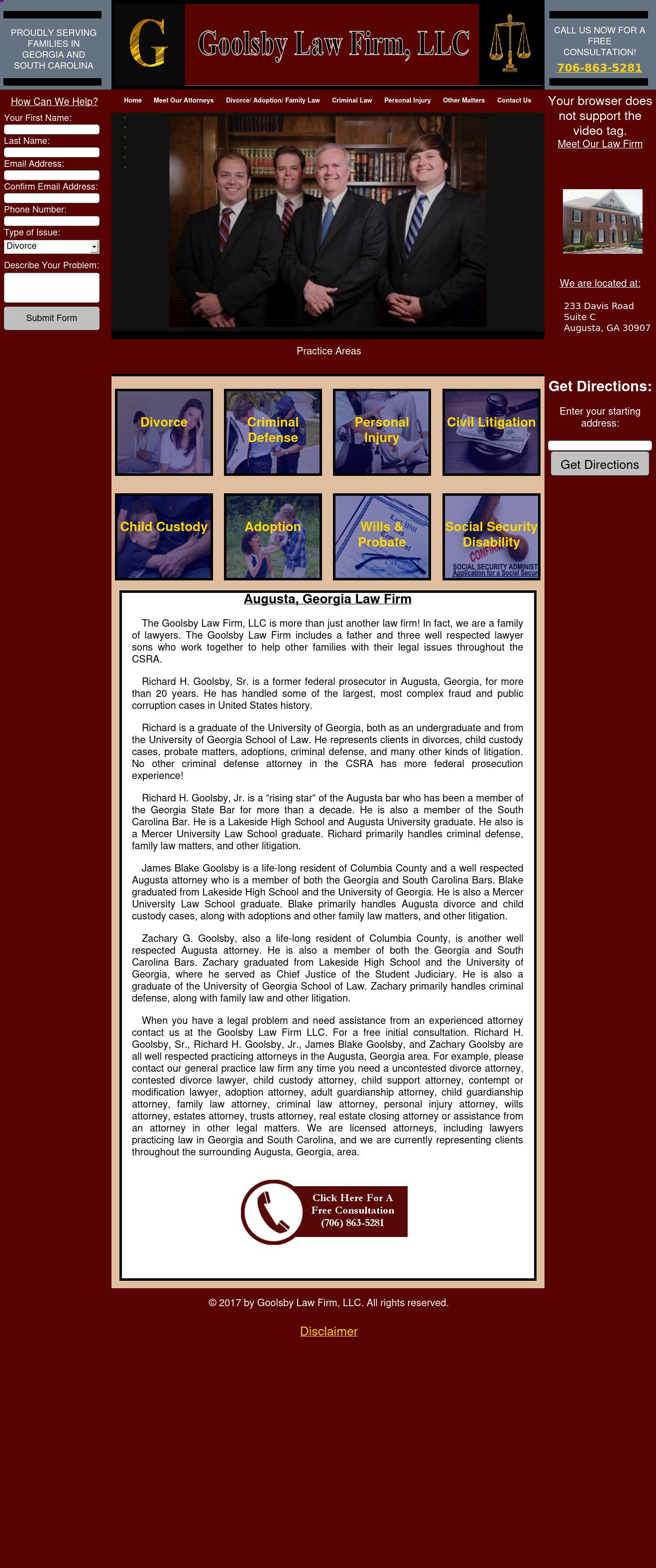 Goolsby Law Firm, LLC - Martinez GA Lawyers