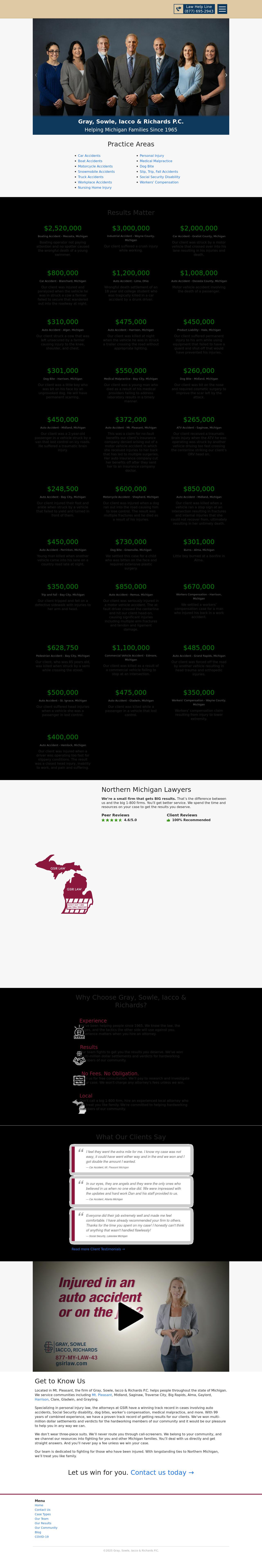 Gray Sowle & Iacco, PC - Mt. Pleasant MI Lawyers