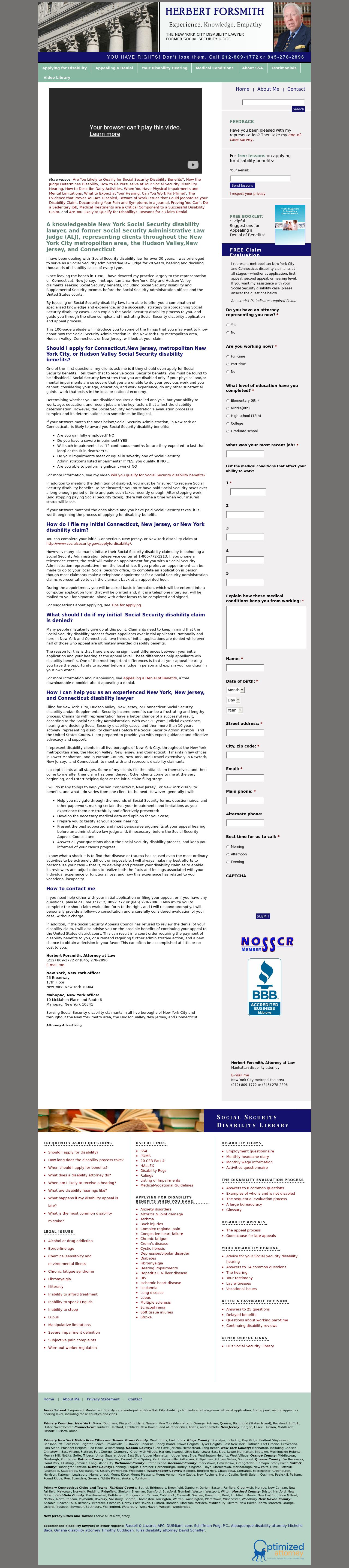 Herbert Forsmith, Attorney at Law - New York NY Lawyers