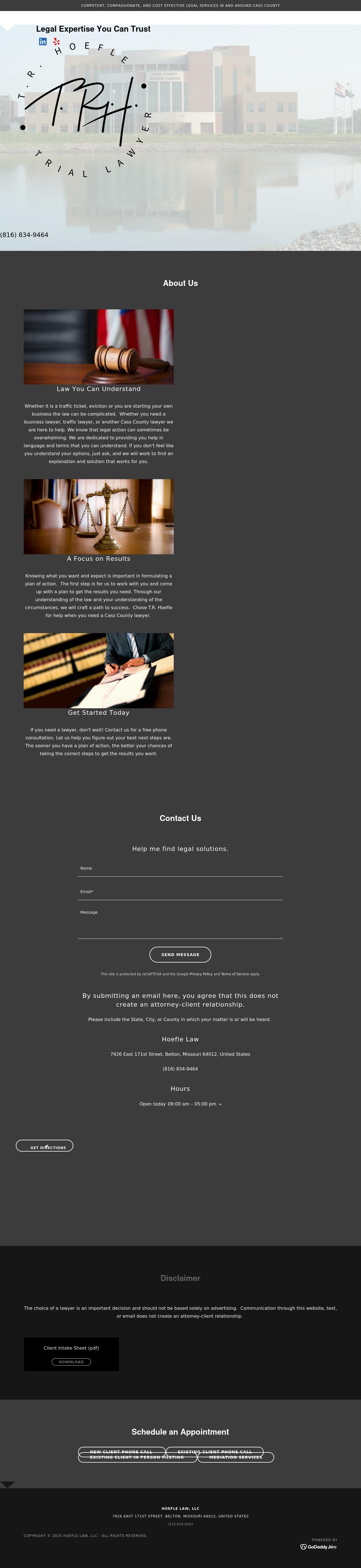 Hoefle Law LLC - Belton MO Lawyers