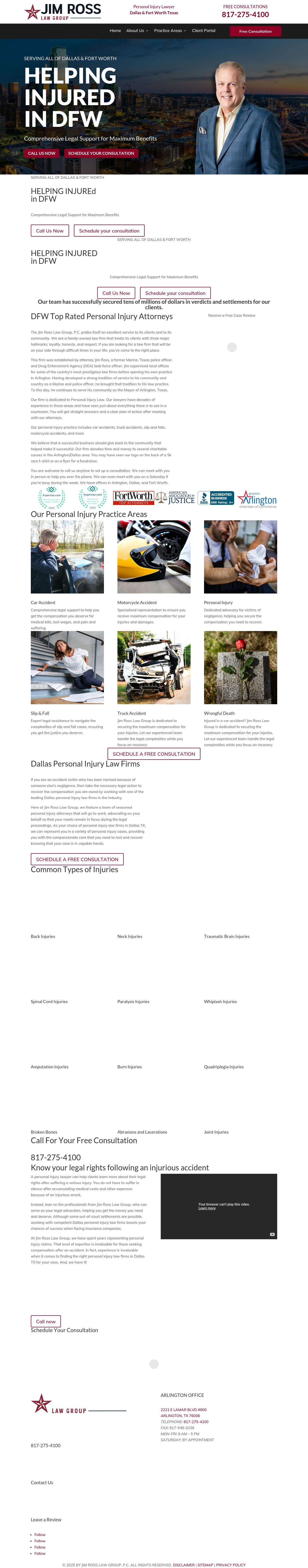 Jim Ross & Associates, P.C. - Arlington TX Lawyers