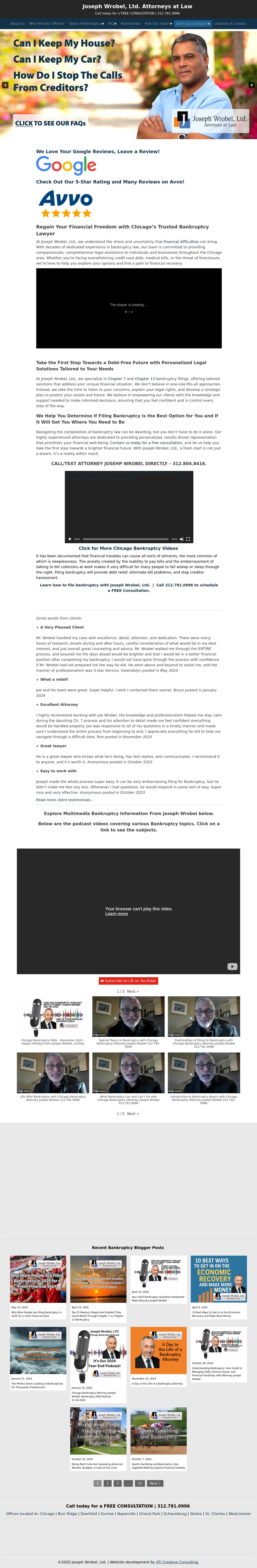 Joseph Wrobel, Ltd. - Schaumburg IL Lawyers