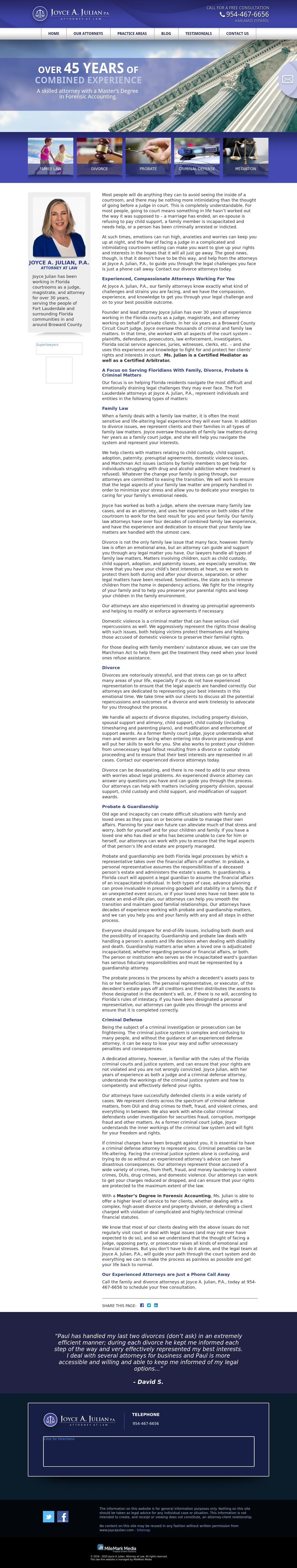 Joyce A. Julian, P.A. - Ft. Lauderdale FL Lawyers