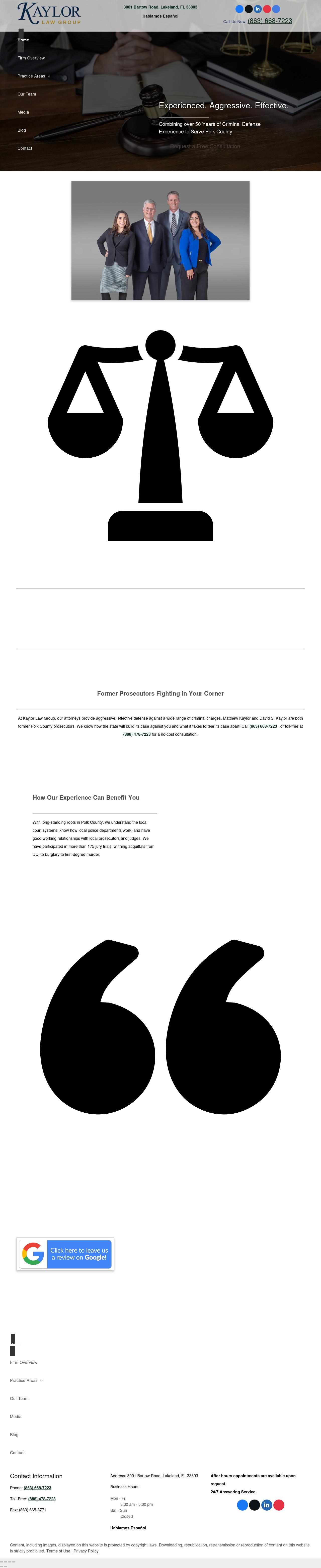 Kaylor Law Group - Lakeland FL Lawyers