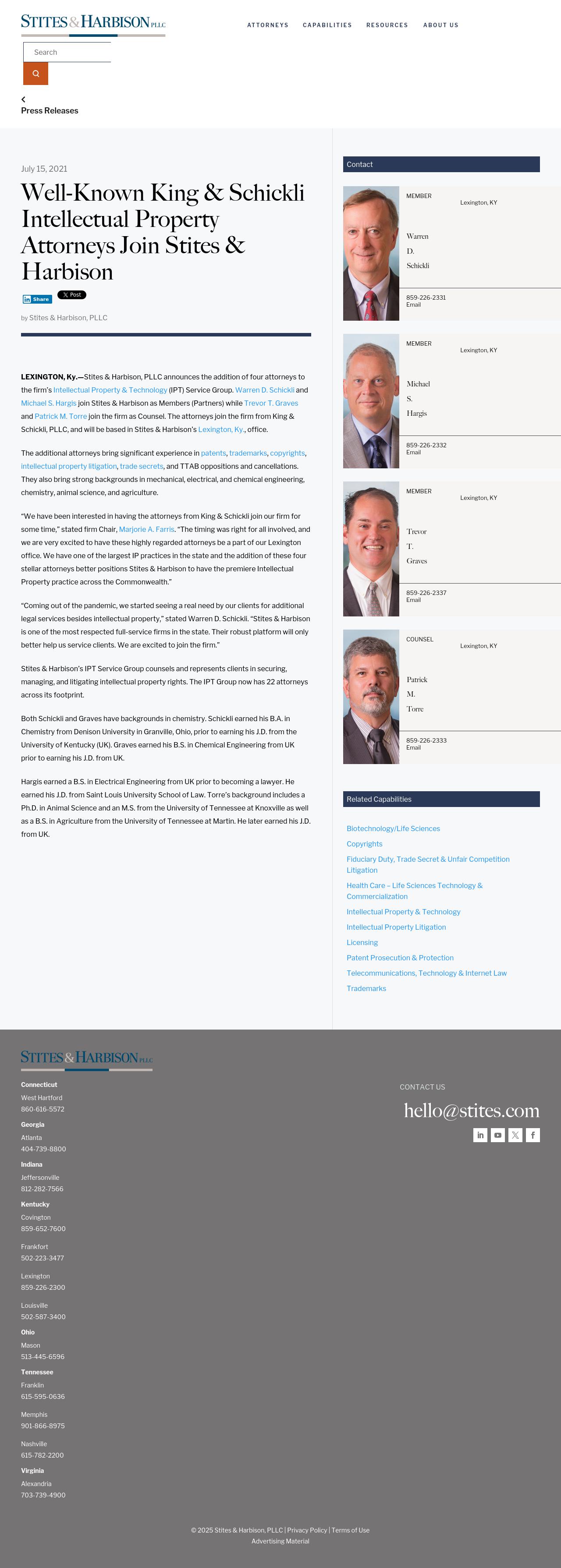 King & Schickli, PLLC - Lexington KY Lawyers