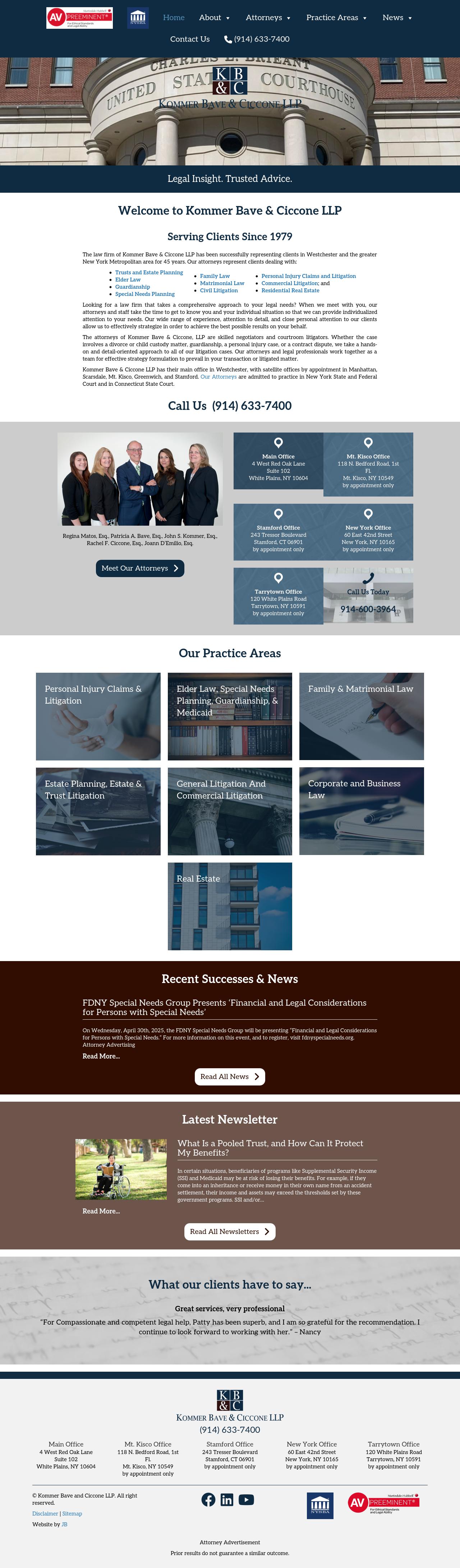 Kommer Bave & Ollman LLP - Stamford CT Lawyers