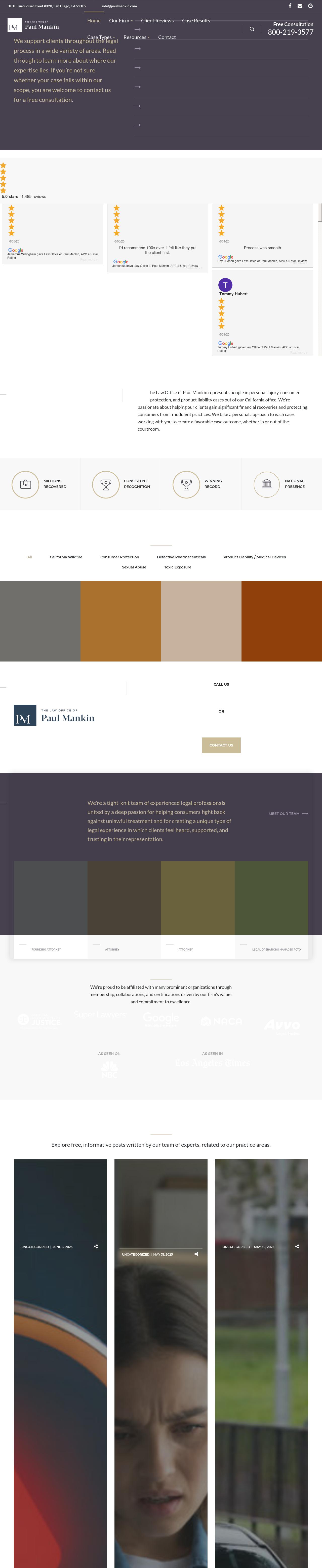 Law Office of Paul Mankin - San Diego CA Lawyers