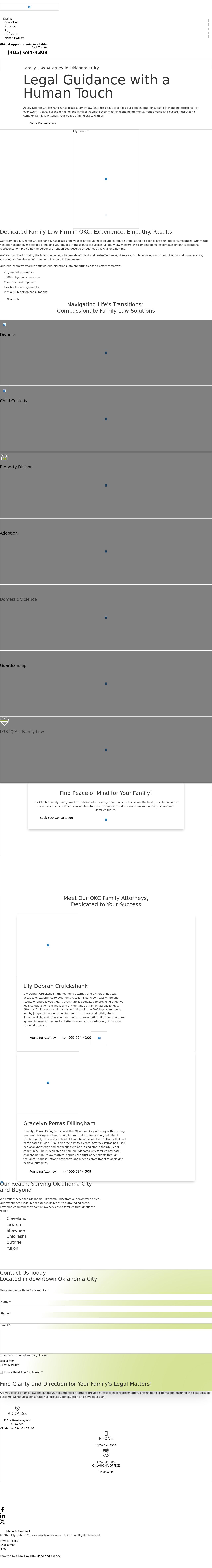 Lily Debrah Cruickshank & Associates, PLLC - Oklahoma City OK Lawyers