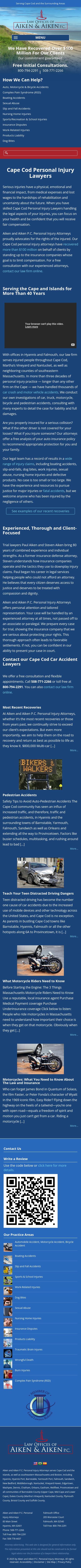 Aiken & Aiken, P.C. - Falmouth MA Lawyers