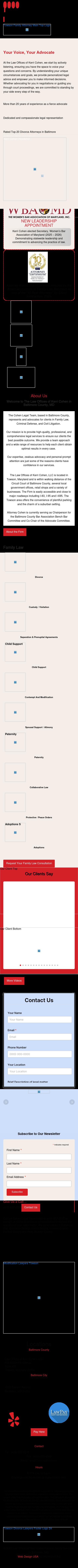 Law Offices of Kerri Cohen - Towson MD Lawyers