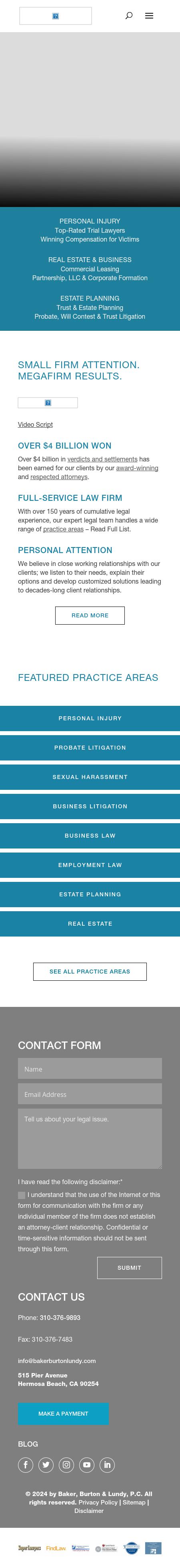 Baker, Burton & Lundy - Hermosa Beach CA Lawyers