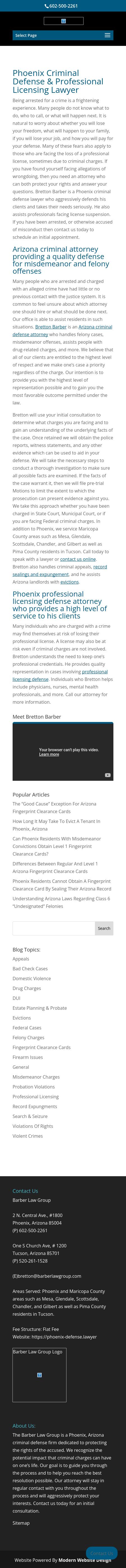 Barber Law Group PLLC - Phoenix AZ Lawyers