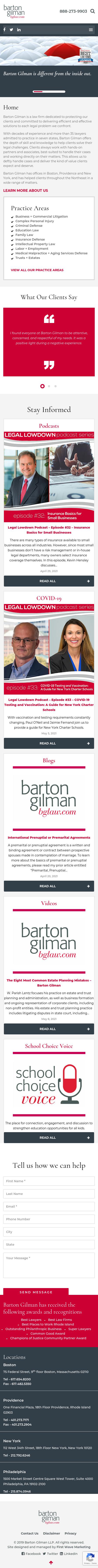 Barton Gilman LLP - Boston MA Lawyers