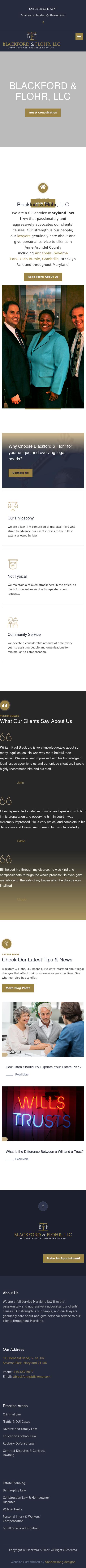 Blackford & Flohr, LLC - Severna Park MD Lawyers