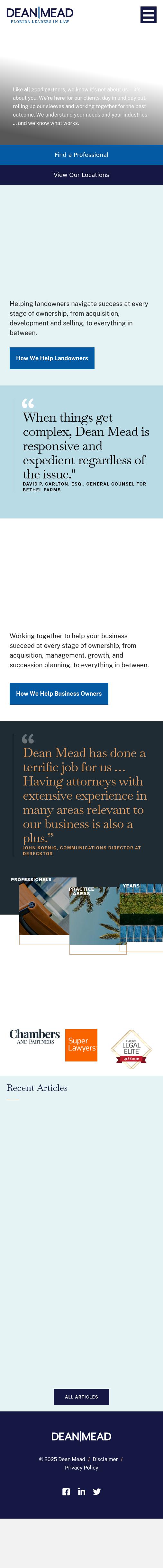 Dean, Mead, Minton & Zwemer - Fort Pierce FL Lawyers