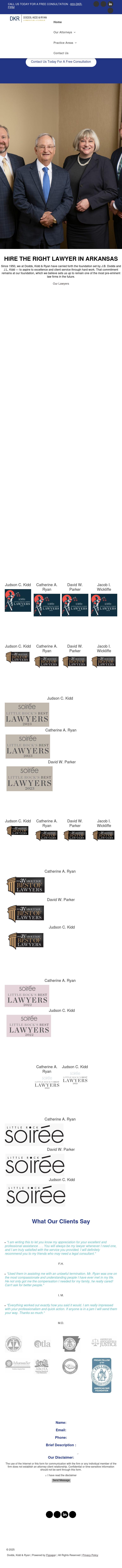 Dodds, Kidd & Ryan - Little Rock AR Lawyers