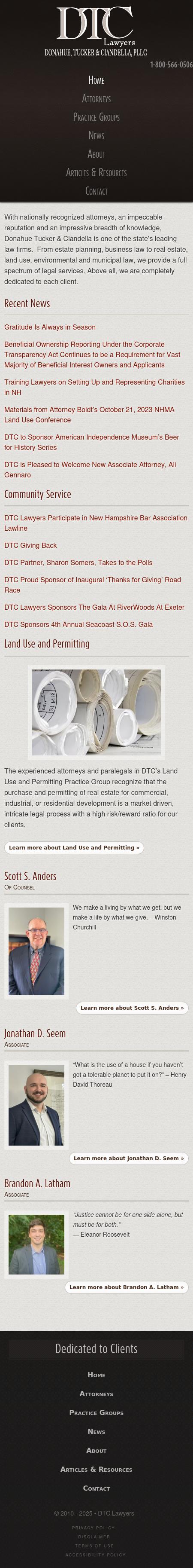 Donahue Tucker & Ciandella PLLC - Exeter NH Lawyers
