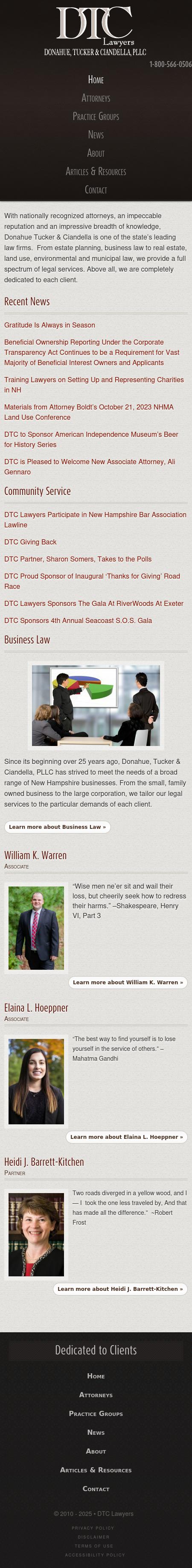 Donahue Tucker & Ciandella PLLC - Meredith NH Lawyers