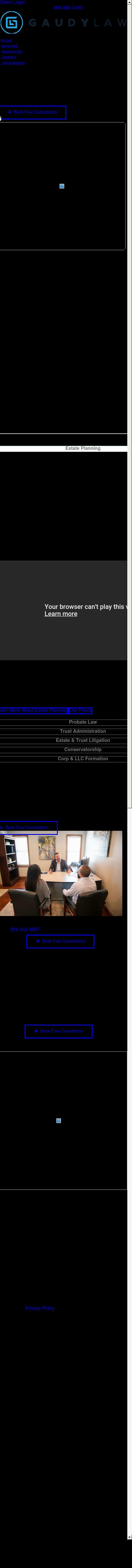 Gaudy Law Inc. - Upland CA Lawyers