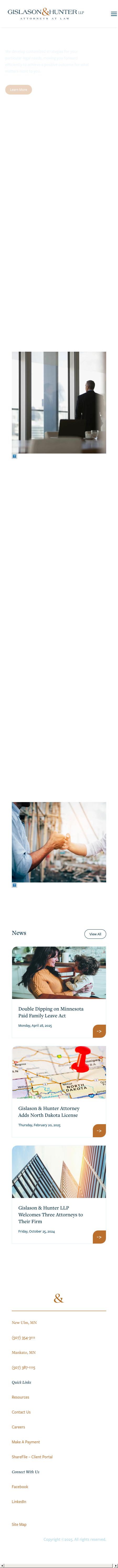 Gislason & Hunter LLP - New Ulm MN Lawyers