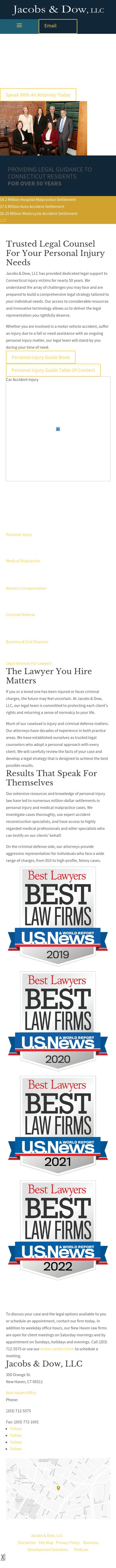 Jacobs & Dow LLC - New Haven CT Lawyers