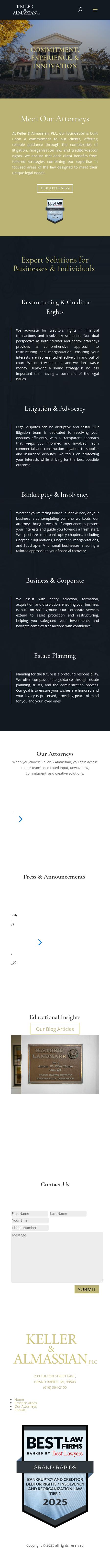 Keller & Almassian, PLC - Grand Rapids MI Lawyers