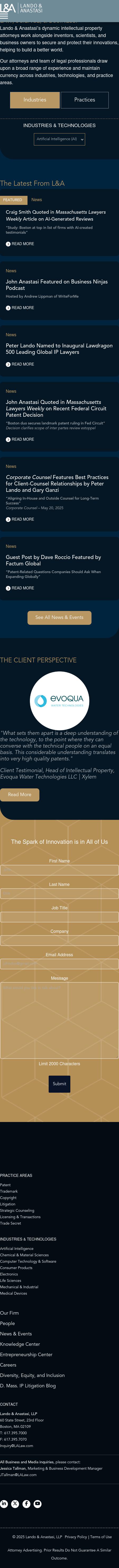 Lando & Anastasi, LLP - Cambridge MA Lawyers