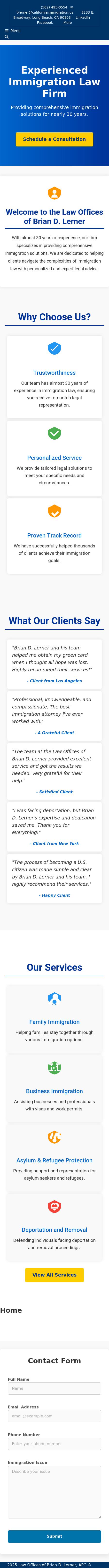 Law Offices Of Brian D. Lerner, APC - Long Beach CA Lawyers
