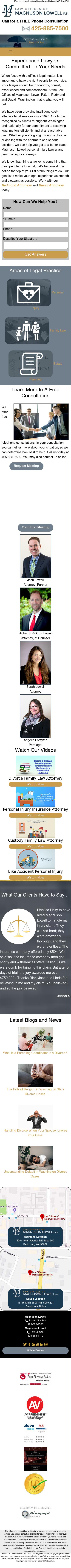 Law Offices of Magnuson Lowell P.S. - Redmond WA Lawyers