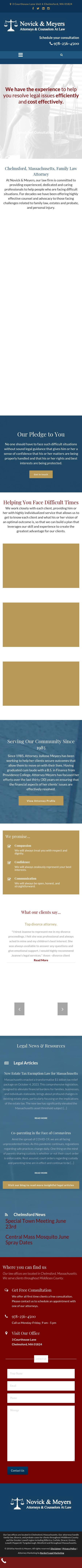 Novick & Meyers - Chelmsford MA Lawyers