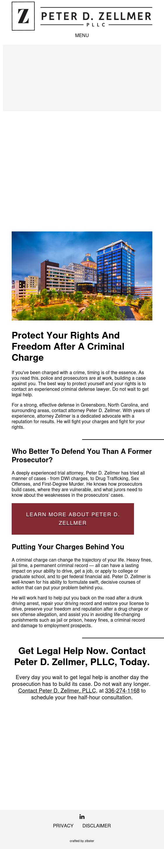 Peter D. Zellmer, PLLC - Greensboro NC Lawyers