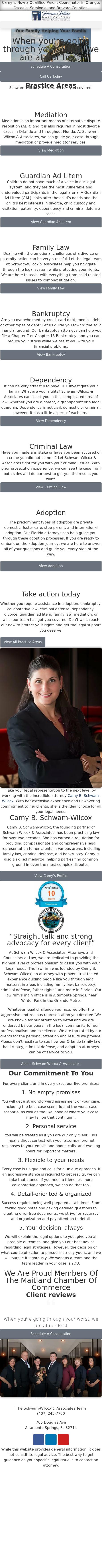 Schwam-Wilcox & Associates, Attorneys and Counselors at Law - Melbourne FL Lawyers