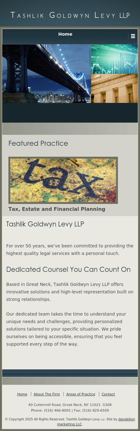 Tashlik Goldwyn Crandell Levy LLP - Great Neck NY Lawyers