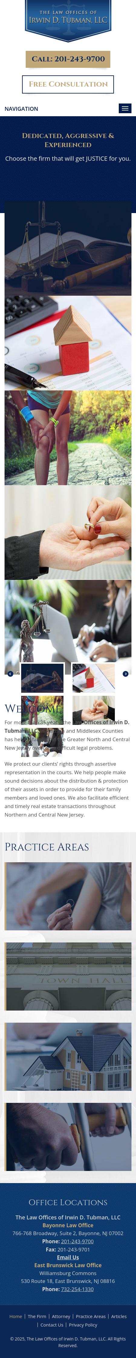 The Law Offices of Irwin D. Tubman, LLC - Bayonne NJ Lawyers