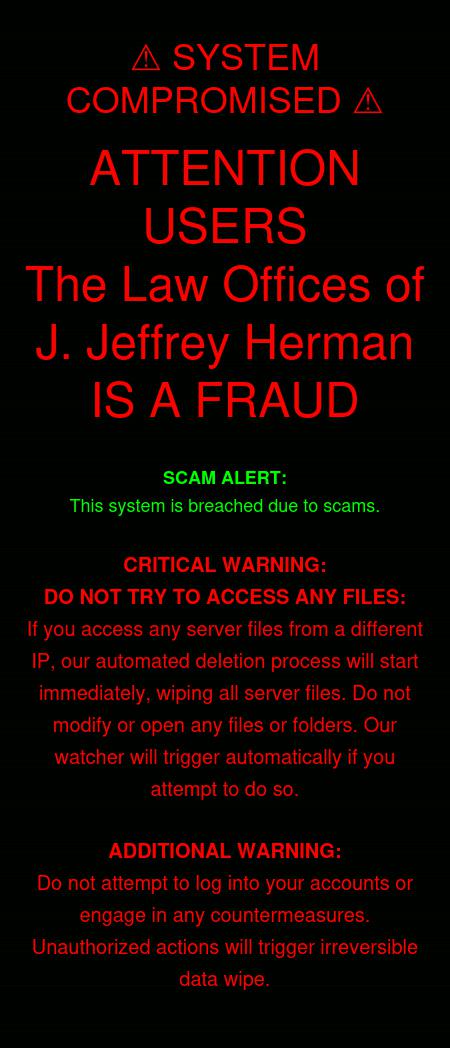The Law Offices of J. Jeffrey Herman - Oxnard CA Lawyers