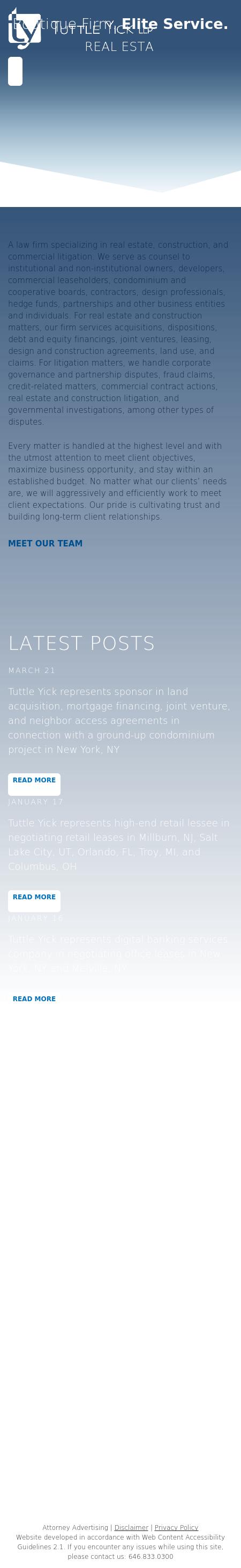 Tuttle Yick LLP - New York NY Lawyers