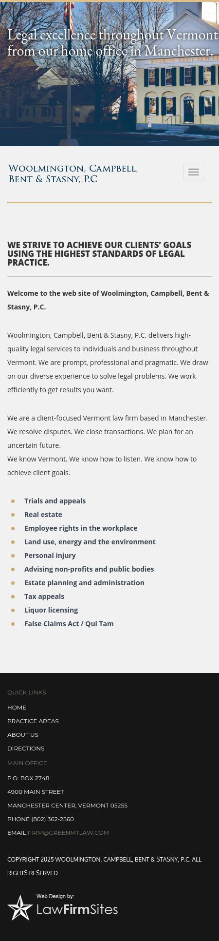 Witten, Woolmington, Campbell & Bernal, P.C. - Manchester Center VT Lawyers