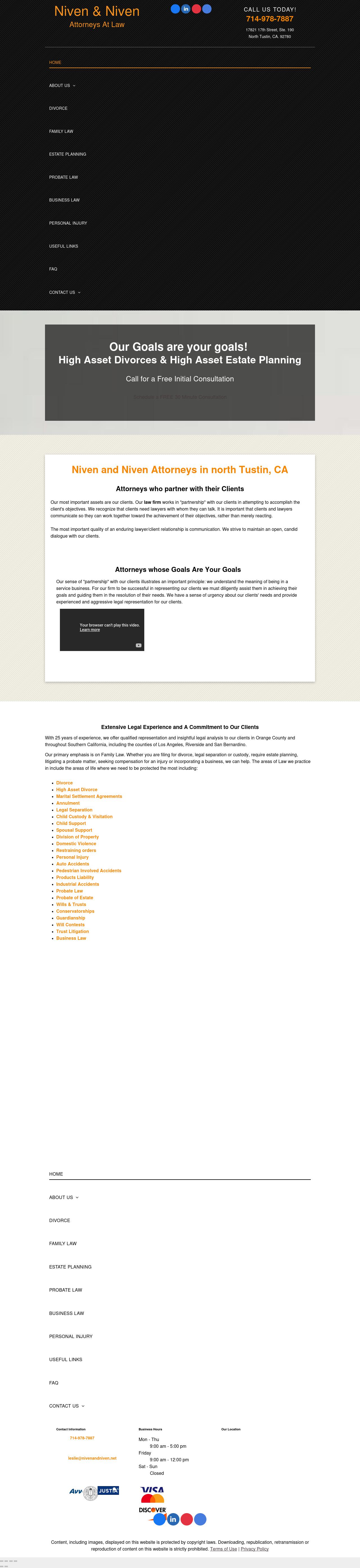 Niven & Niven - Tustin CA Lawyers