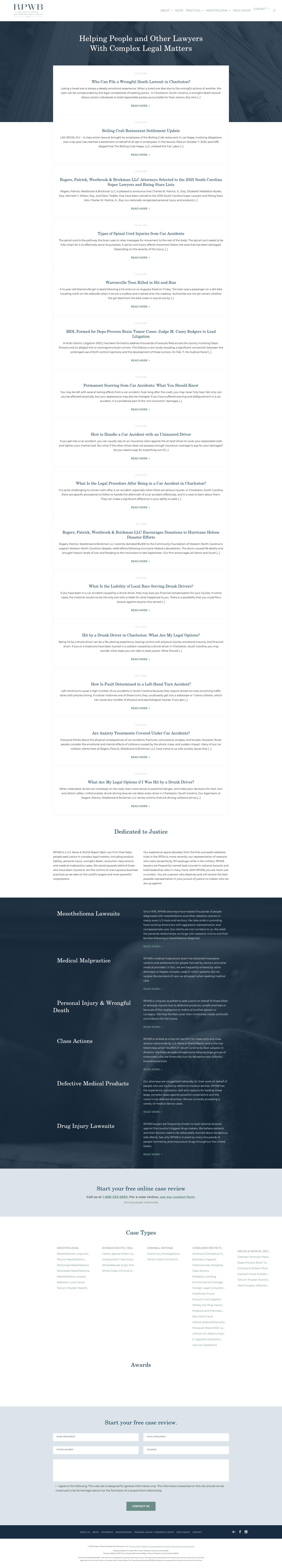 Richardson, Patrick, Westbrook & Brickman, LLC - Charleston SC Lawyers